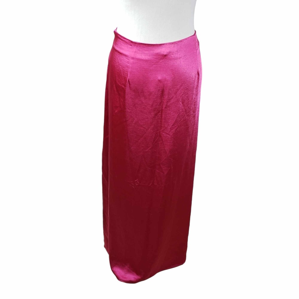Forever 21 + Plus size 1X Fuchsia Pink Maxi Skirt